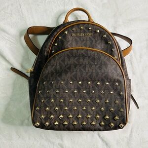 MK Dark Brown Bookbag Backpack – Travel / Work / Everyday